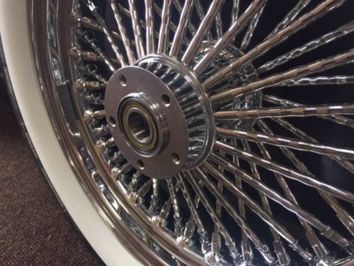 Mammoth DNA Chrome Diamond 52 Spoke Wheels 21x3.5 & 16x3.5 FLSTN