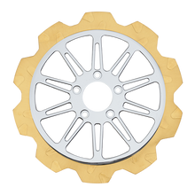 Oversized 13" Crown Cut Front Rotors