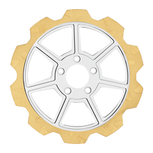 Oversized 13" Crown Cut Front Rotors