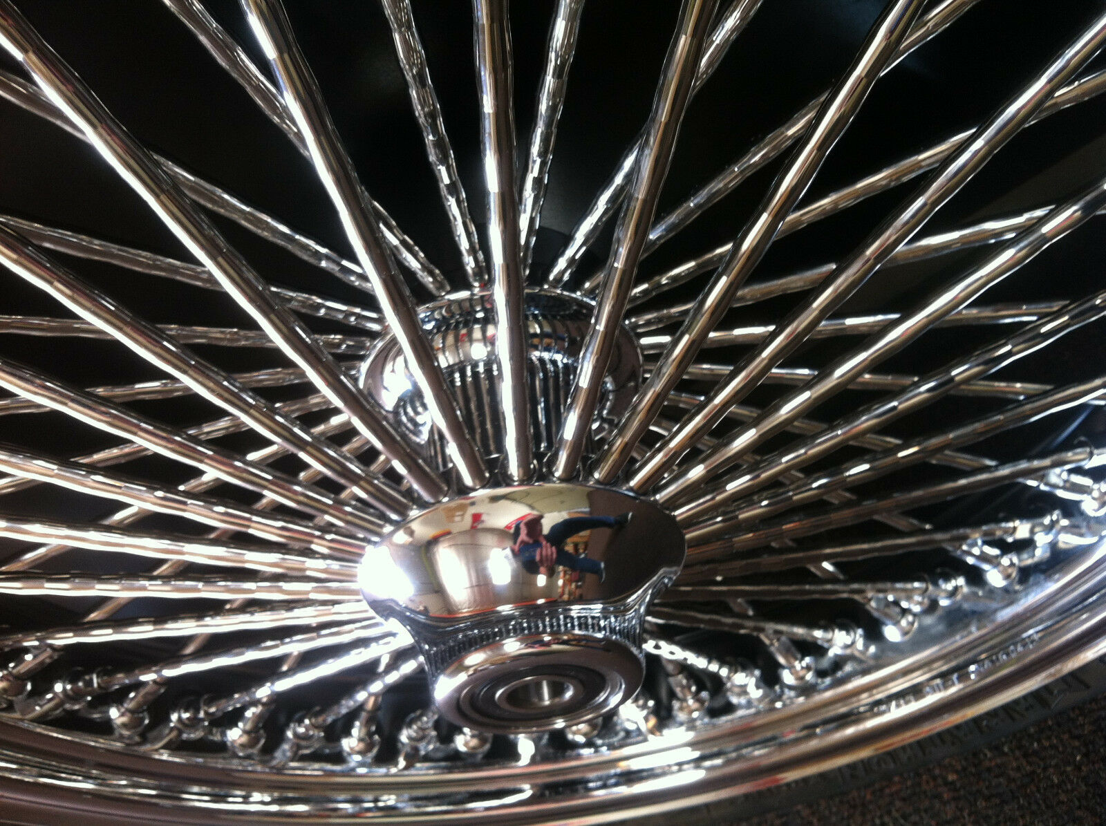 21x3.5 & 16x3.5 Fat Spoke Wheel Set - 52 Spoke Chrome For Harley Softail Front & Rear - Mototeks