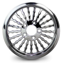 CHROME TWISTED SUPER SPOKE PULLEY 1 1/8 X 65 T
