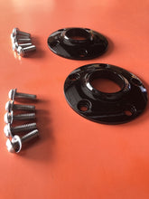 Black Billet Rotor Beauty Covers w/ bolts (Non ABS Models Only)