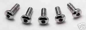 Chrome Front Torx Style Rotor Bolts 5/16"-18 x 7/8"