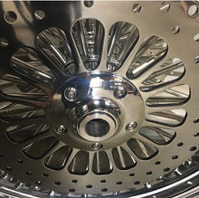 Black Billet Rotor Beauty Covers w/ bolts (Non ABS Models Only)