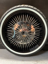 FLSTN Black Wheels DNA Mammoth 52 Spoke Wheels 21x3.5/18x4.25 HD Softail Deluxe