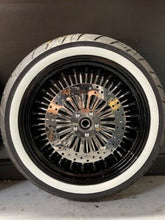 FLSTN Black Wheels DNA Mammoth 52 Spoke Wheels 21x3.5/18x4.25 HD Softail Deluxe